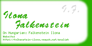 ilona falkenstein business card